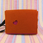 Funky Handbag "Rosi" in Orange and Pink