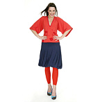 Fancy eco Fashion, red Kimono top