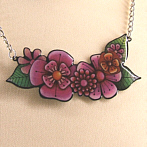extraordinary flower necklace
