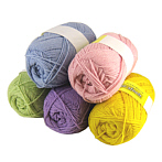 Vielseitige Wolle in pastell sticken, filzen