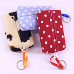Fabric Tissue Cover Dots, Cow,Print
